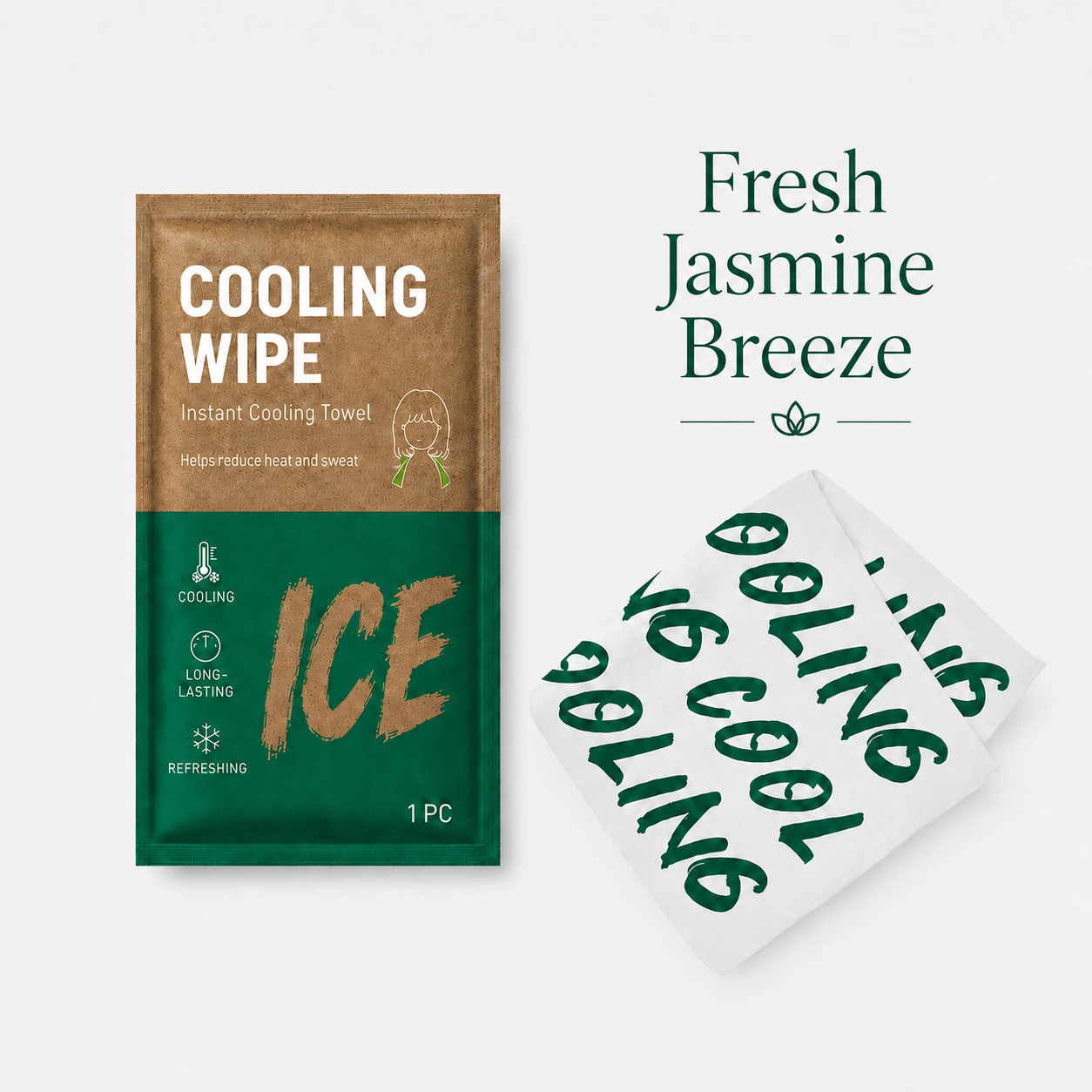 Instant Cooling Towel – Reusable Neck & Body Towel for Hot Weather