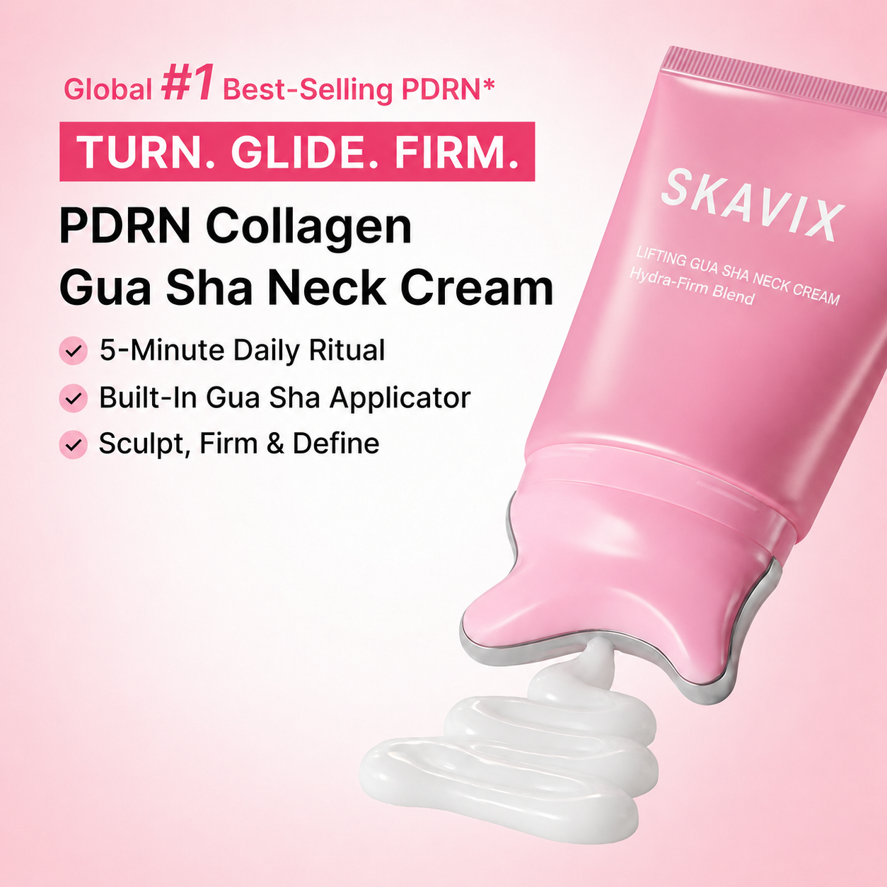 SKAVIX Firming Gua Sha Cream Neck & Jawline Massage