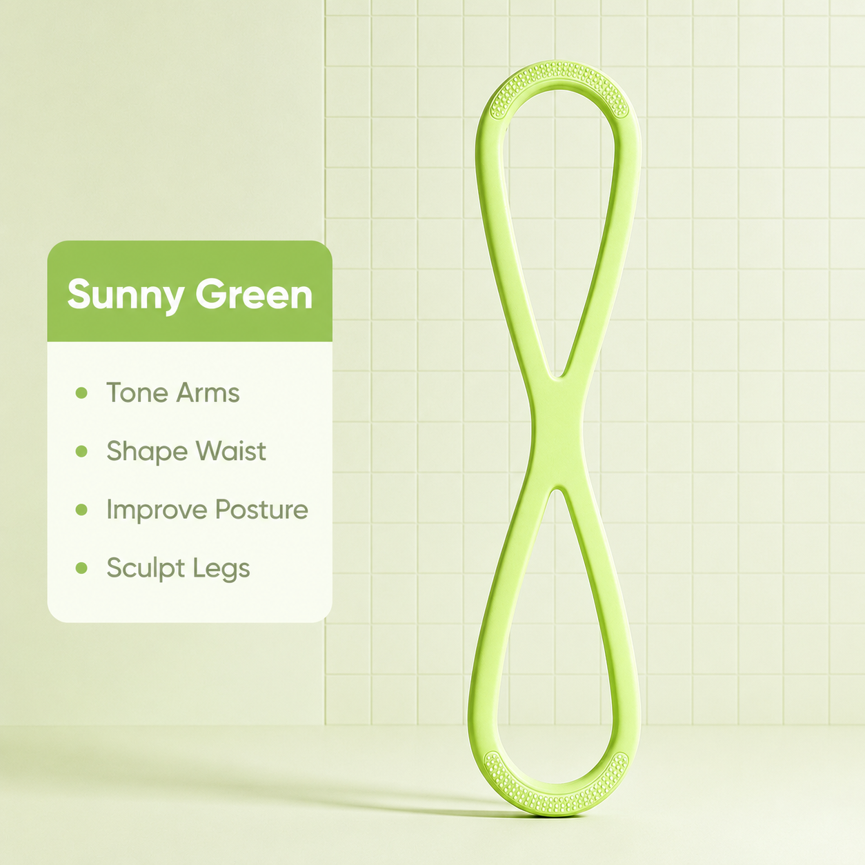 SummerVibes Figure 8 Resistance Band for Women – TPE Arm, Chest & Back Workout Expander