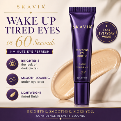 Skavix 60-Second Age-Defying Eye Gel – Brighter, Smoother-Looking Eyes
