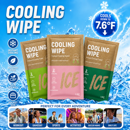 Instant Cooling Towel – Reusable Neck & Body Towel for Hot Weather