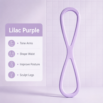 SummerVibes Figure 8 Resistance Band for Women – TPE Arm, Chest & Back Workout Expander