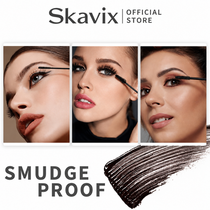 Skavix 24H Waterproof Mascara for Smudge-Proof, Voluminous & Defined Lashes