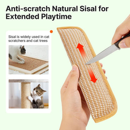 Catnip Kicker Toy for Cats Organic Catnip, Soft Sisal Chew & Scratcher for Indoor Cats & Kittens, Relieves Boredom & Stress