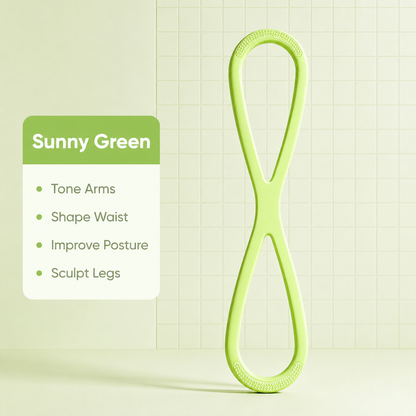 SummerVibes Figure 8 Resistance Band for Women – TPE Arm, Chest & Back Workout Expander