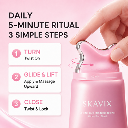 SKAVIX Firming Gua Sha Cream Neck & Jawline Massage