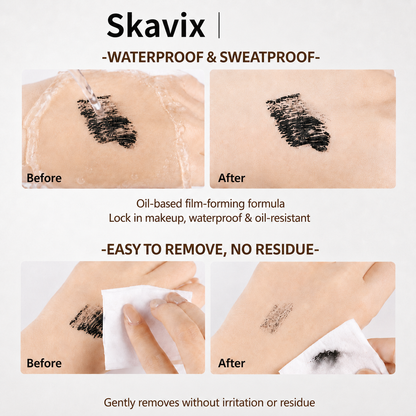 Skavix 24H Waterproof Mascara for Smudge-Proof, Voluminous & Defined Lashes