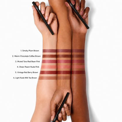 AQA Main Stain Lipliner Marker, Long-Lasting Lip Stain Pen for Defining, Shaping & Filling Lips