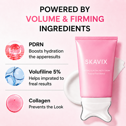SKAVIX Firming Gua Sha Cream Neck & Jawline Massage