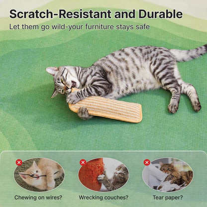 Catnip Kicker Toy for Cats Organic Catnip, Soft Sisal Chew & Scratcher for Indoor Cats & Kittens, Relieves Boredom & Stress