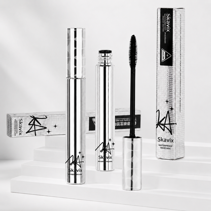Skavix 24H Waterproof Mascara for Smudge-Proof, Voluminous & Defined Lashes