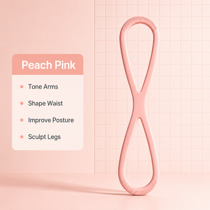 SummerVibes Figure 8 Resistance Band for Women – TPE Arm, Chest & Back Workout Expander
