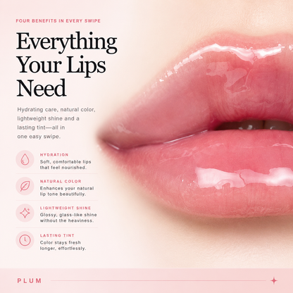 Skavix Apple Lip Oil + Stain – Hydrating Glossy Tint for Soft, Naturally Radiant Lips