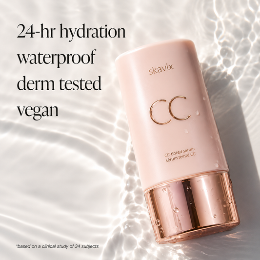 SKAVIX CC Color-Correcting Tinted Serum – Hydrating Skin Tint for a Smooth, Even-Looking Complexion